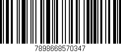 Código de barras (EAN, GTIN, SKU, ISBN): '7898668570347'