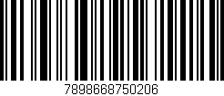 Código de barras (EAN, GTIN, SKU, ISBN): '7898668750206'