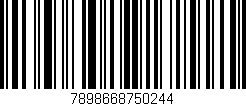 Código de barras (EAN, GTIN, SKU, ISBN): '7898668750244'