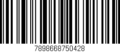 Código de barras (EAN, GTIN, SKU, ISBN): '7898668750428'