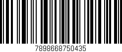 Código de barras (EAN, GTIN, SKU, ISBN): '7898668750435'