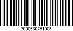 Código de barras (EAN, GTIN, SKU, ISBN): '7898668751906'