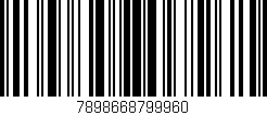 Código de barras (EAN, GTIN, SKU, ISBN): '7898668799960'