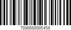 Código de barras (EAN, GTIN, SKU, ISBN): '7898668885458'
