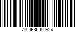 Código de barras (EAN, GTIN, SKU, ISBN): '7898668990534'