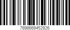 Código de barras (EAN, GTIN, SKU, ISBN): '7898669452826'