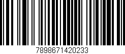 Código de barras (EAN, GTIN, SKU, ISBN): '7898671420233'