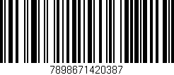 Código de barras (EAN, GTIN, SKU, ISBN): '7898671420387'