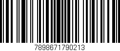 Código de barras (EAN, GTIN, SKU, ISBN): '7898671790213'