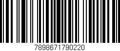 Código de barras (EAN, GTIN, SKU, ISBN): '7898671790220'