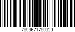 Código de barras (EAN, GTIN, SKU, ISBN): '7898671790329'