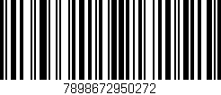 Código de barras (EAN, GTIN, SKU, ISBN): '7898672950272'