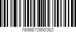 Código de barras (EAN, GTIN, SKU, ISBN): '7898672950302'