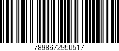 Código de barras (EAN, GTIN, SKU, ISBN): '7898672950517'
