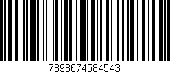 Código de barras (EAN, GTIN, SKU, ISBN): '7898674584543'