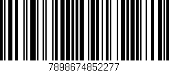 Código de barras (EAN, GTIN, SKU, ISBN): '7898674852277'