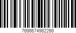 Código de barras (EAN, GTIN, SKU, ISBN): '7898674982288'