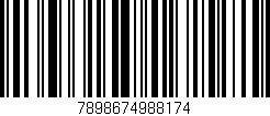 Código de barras (EAN, GTIN, SKU, ISBN): '7898674988174'