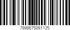 Código de barras (EAN, GTIN, SKU, ISBN): '7898675091125'