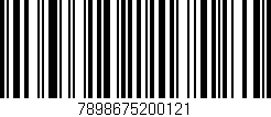 Código de barras (EAN, GTIN, SKU, ISBN): '7898675200121'