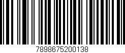 Código de barras (EAN, GTIN, SKU, ISBN): '7898675200138'