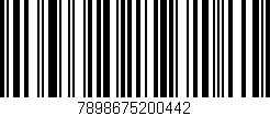 Código de barras (EAN, GTIN, SKU, ISBN): '7898675200442'