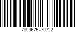 Código de barras (EAN, GTIN, SKU, ISBN): '7898675470722'