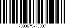 Código de barras (EAN, GTIN, SKU, ISBN): '7898675470807'