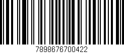 Código de barras (EAN, GTIN, SKU, ISBN): '7898676700422'