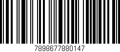 Código de barras (EAN, GTIN, SKU, ISBN): '7898677880147'