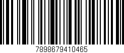 Código de barras (EAN, GTIN, SKU, ISBN): '7898679410465'