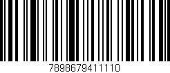 Código de barras (EAN, GTIN, SKU, ISBN): '7898679411110'