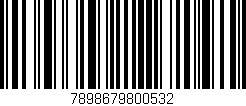 Código de barras (EAN, GTIN, SKU, ISBN): '7898679800532'