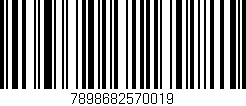 Código de barras (EAN, GTIN, SKU, ISBN): '7898682570019'