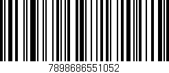Código de barras (EAN, GTIN, SKU, ISBN): '7898686551052'