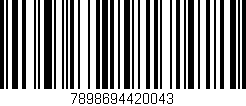 Código de barras (EAN, GTIN, SKU, ISBN): '7898694420043'