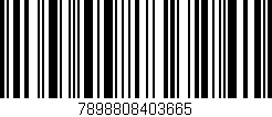 Código de barras (EAN, GTIN, SKU, ISBN): '7898808403665'