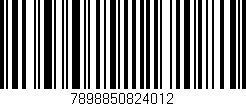 Código de barras (EAN, GTIN, SKU, ISBN): '7898850824012'