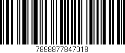 Código de barras (EAN, GTIN, SKU, ISBN): '7898877847018'