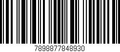 Código de barras (EAN, GTIN, SKU, ISBN): '7898877848930'