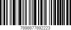 Código de barras (EAN, GTIN, SKU, ISBN): '7898877892223'
