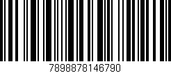 Código de barras (EAN, GTIN, SKU, ISBN): '7898878146790'
