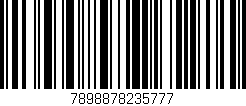 Código de barras (EAN, GTIN, SKU, ISBN): '7898878235777'