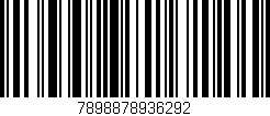 Código de barras (EAN, GTIN, SKU, ISBN): '7898878936292'