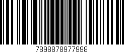 Código de barras (EAN, GTIN, SKU, ISBN): '7898878977998'