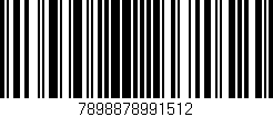 Código de barras (EAN, GTIN, SKU, ISBN): '7898878991512'