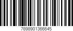 Código de barras (EAN, GTIN, SKU, ISBN): '7898901366645'