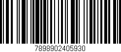 Código de barras (EAN, GTIN, SKU, ISBN): '7898902405930'