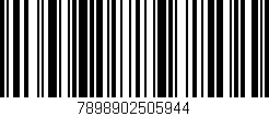 Código de barras (EAN, GTIN, SKU, ISBN): '7898902505944'