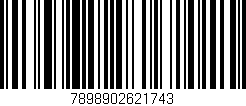 Código de barras (EAN, GTIN, SKU, ISBN): '7898902621743'